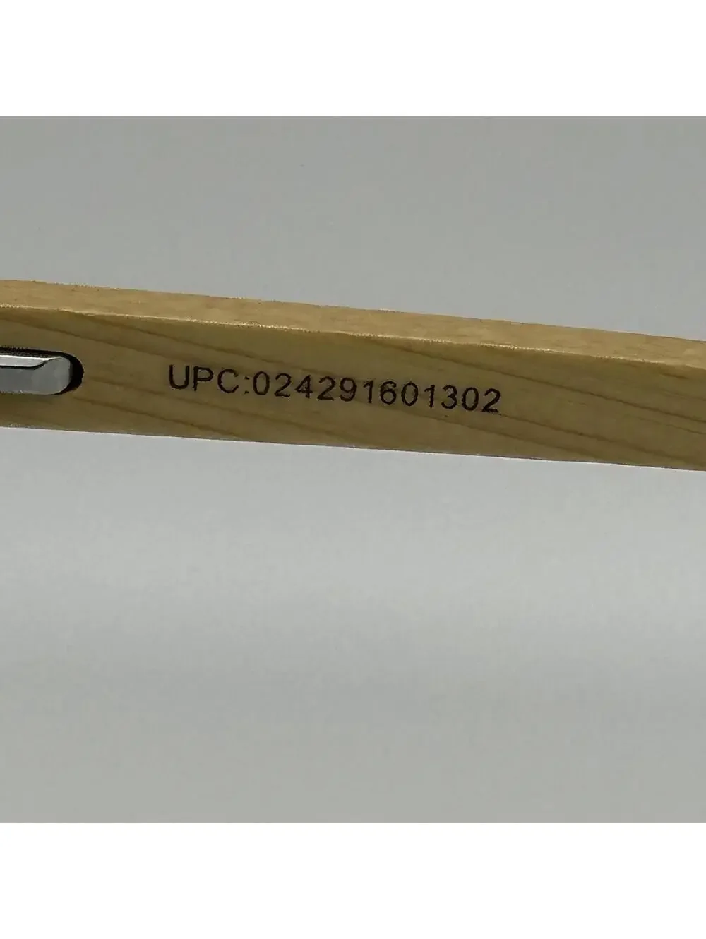 Piranha Sunglasses with Clear Frame and Bamboo Temples